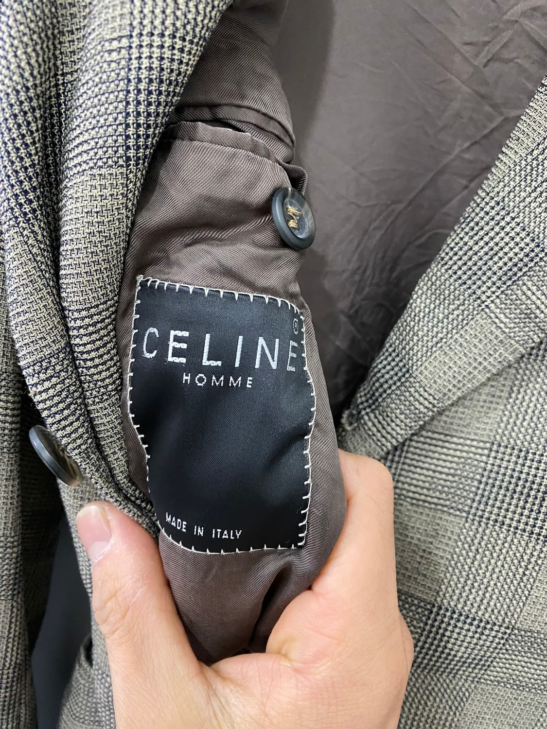 여성용 셀린느 체크 블레이져(46) 상품이미지5