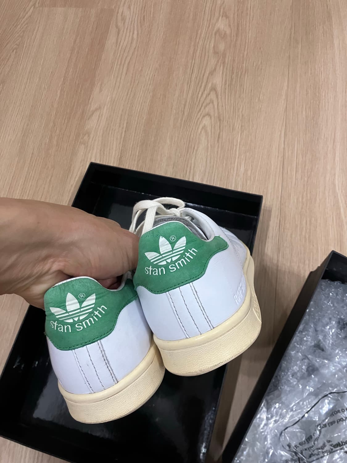 [285] 라프시몬스 스탠스미스 og 화이트그린 상품이미지3