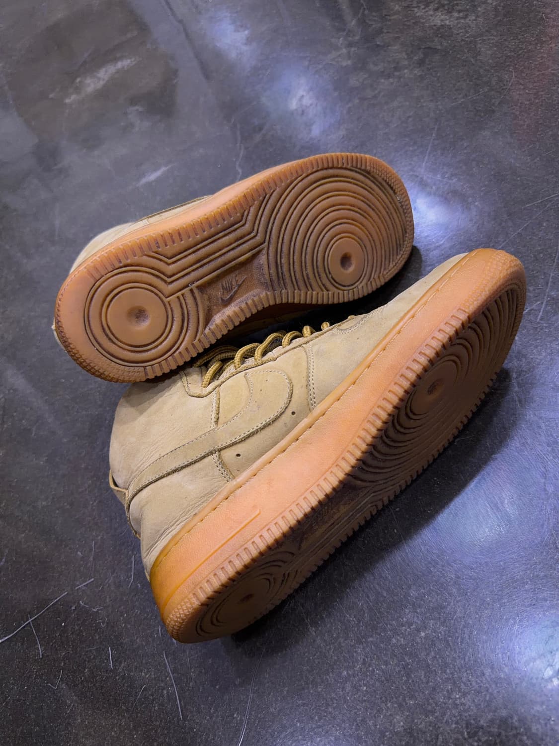 나이키 에어포스1 07 하이 된장 포스 베이지 250 상품이미지9