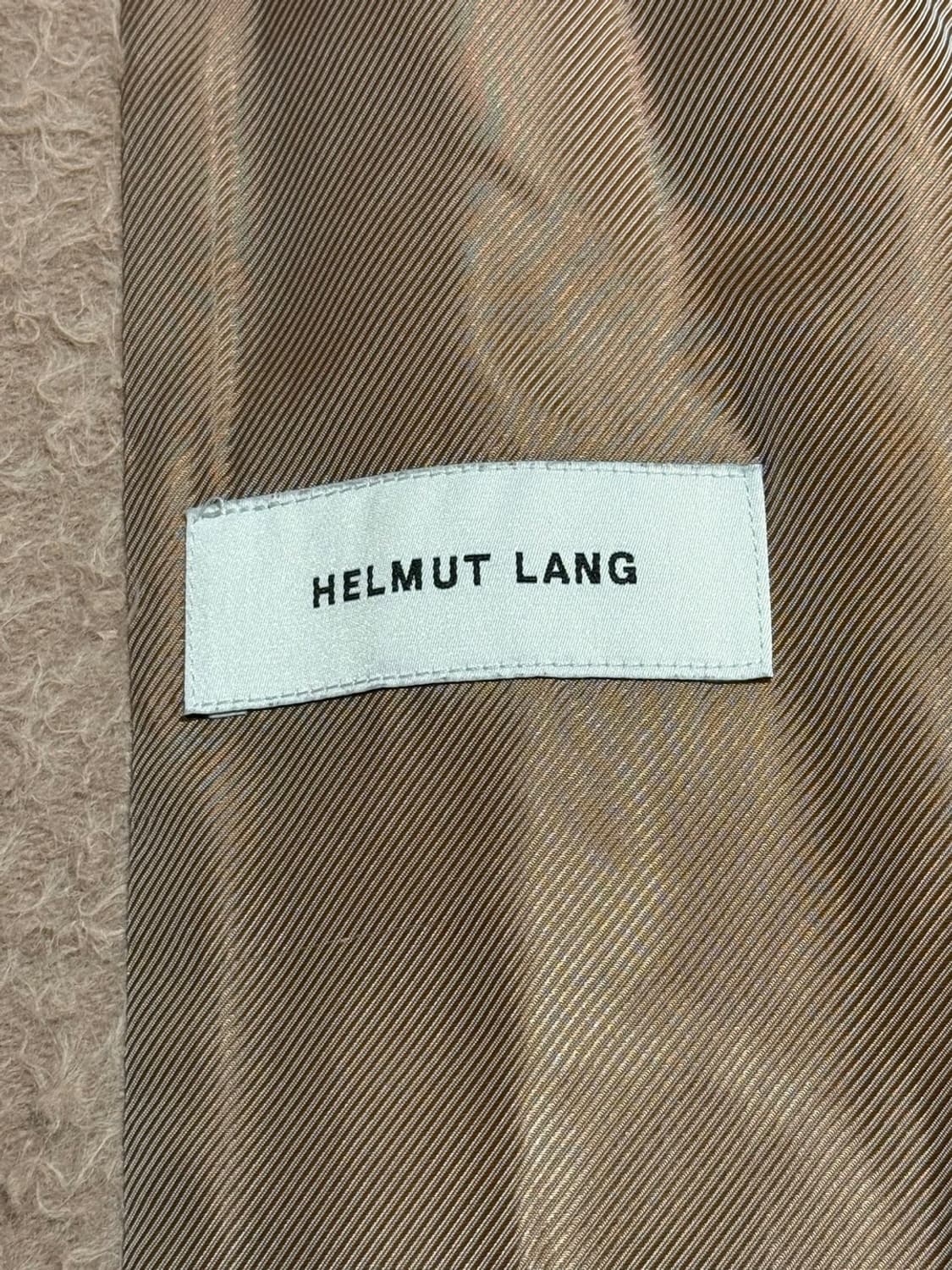 헬무트랭 베이지 부클 알파카 울 코트 상품이미지7