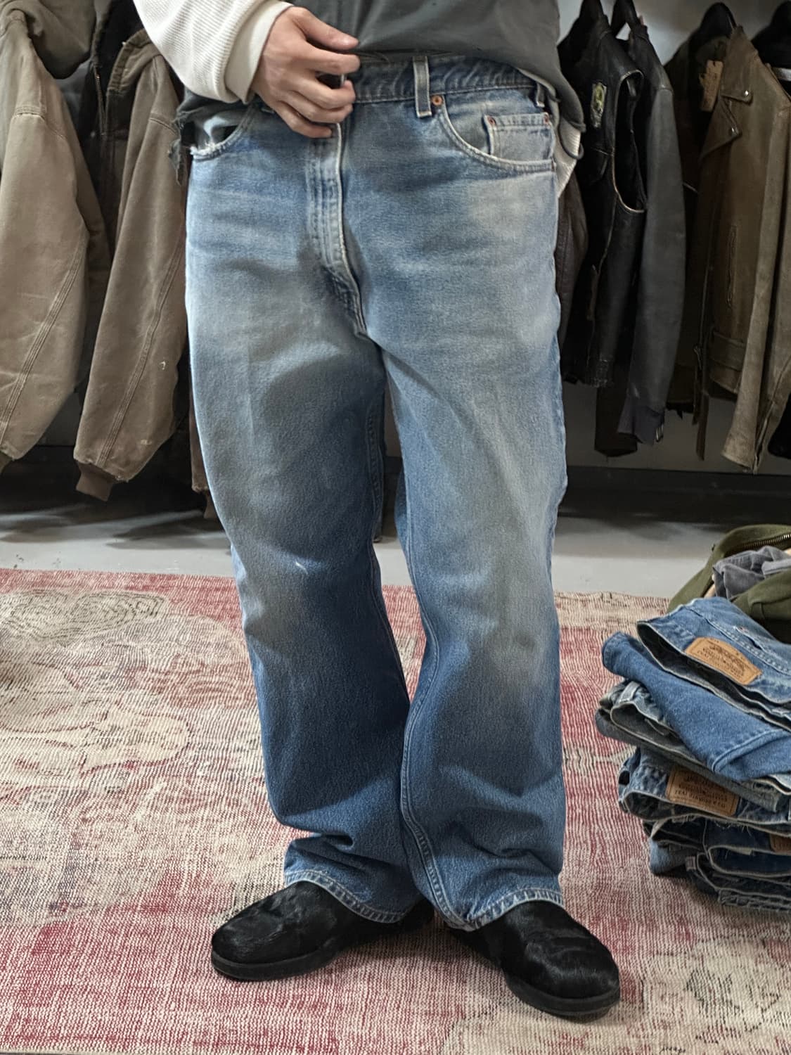 90's USA Made 리바이스 517 부츠컷 플레어진 상품이미지3