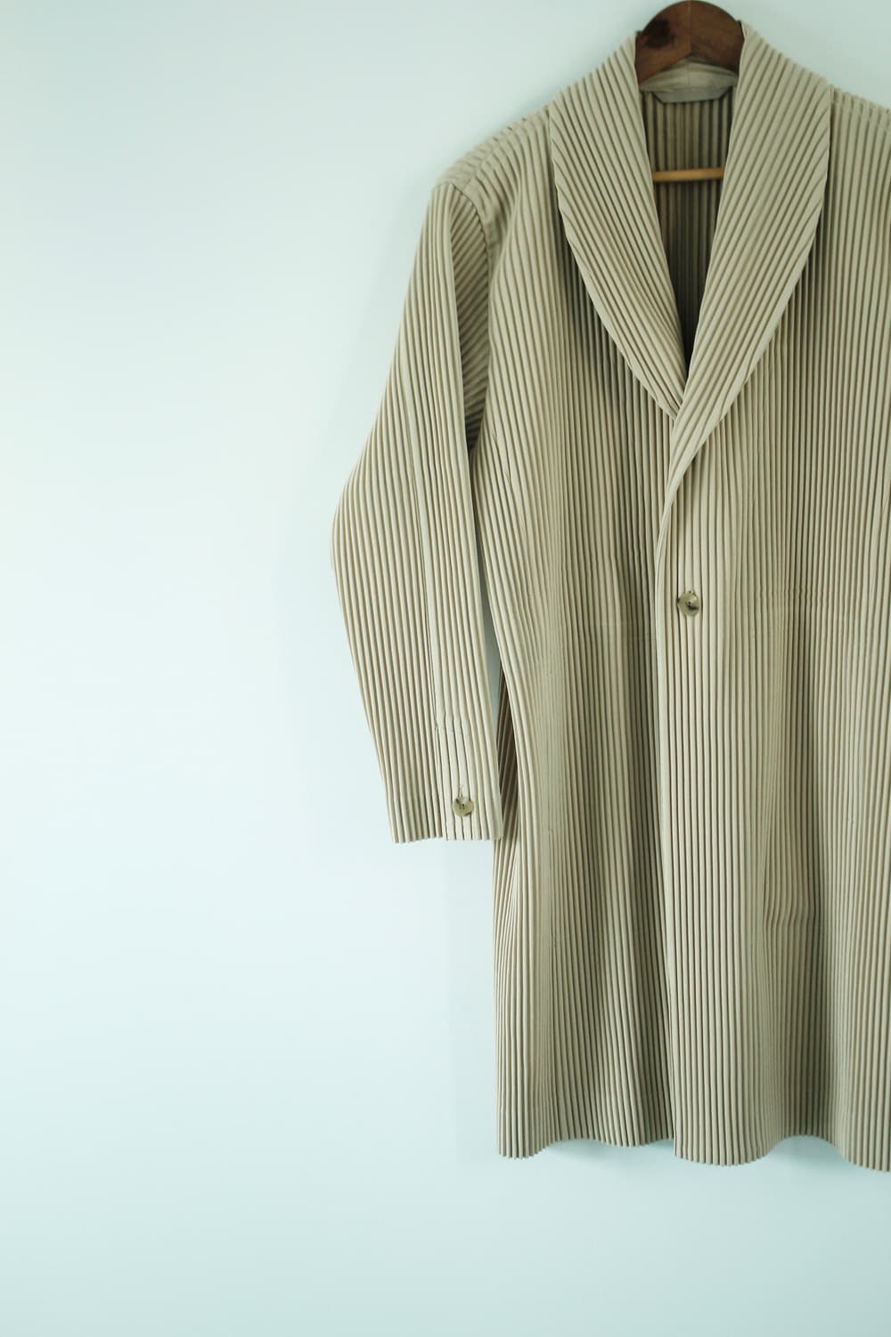 Homme Plisse Beige Coat 상품이미지4