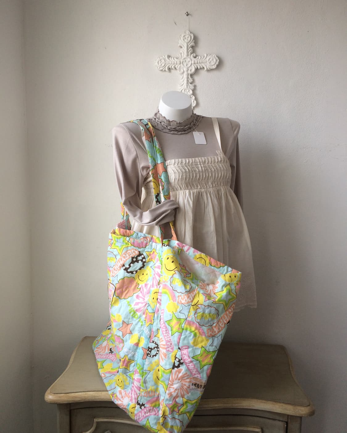 kitch mood big size tote bag 상품이미지1