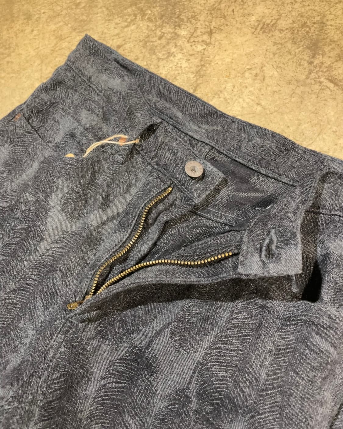 캐피탈 12온즈 오카벨보 페더 데님 팬츠 (B5123) 상품이미지5