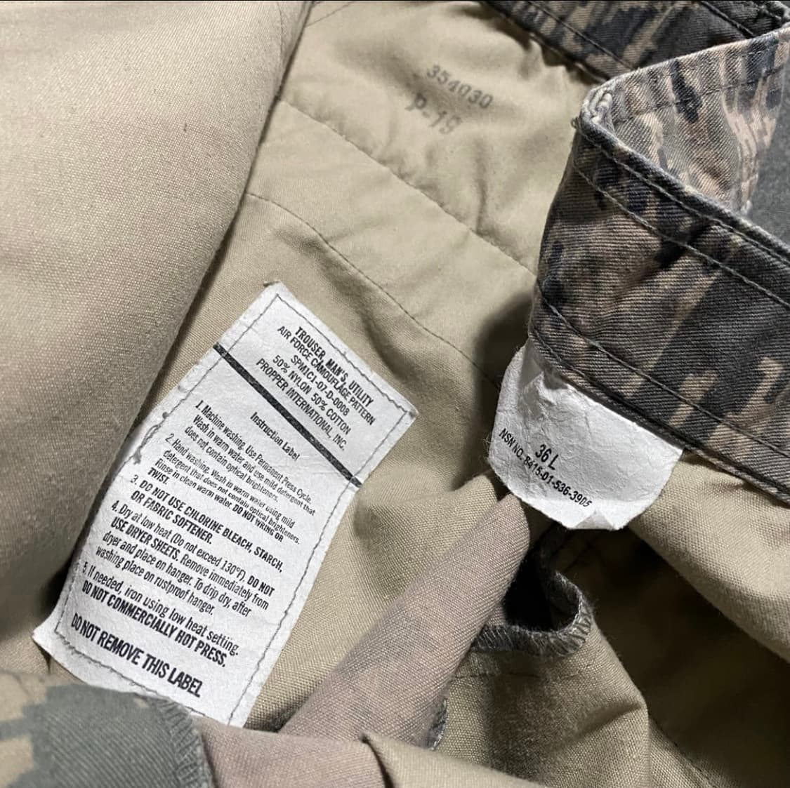 미군 ABU 타이거 카모 팬츠 (36) 상품이미지10