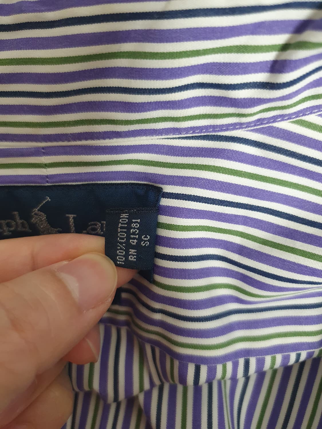 폴로 랄프로렌 스트라이프 셔츠 L 👔✨ 상품이미지8