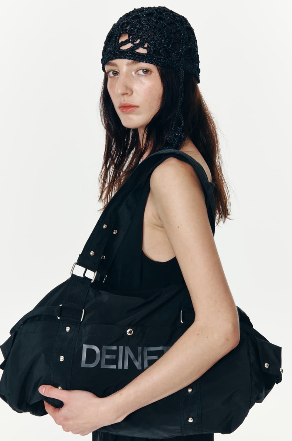 다이닛 LOGO DUFFLE BAG IN BLACK 상품이미지4
