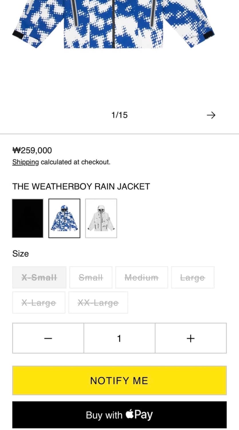 protect 레인자켓 S 상품이미지7