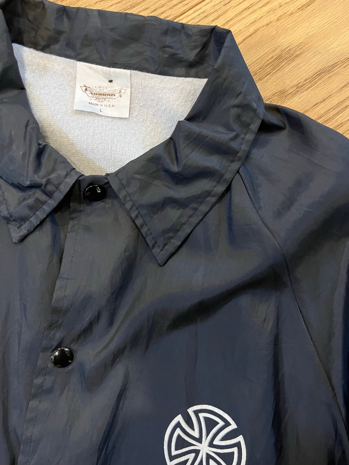 빈티지 인디펜던트 트럭 코치자켓 블랙 상품이미지5