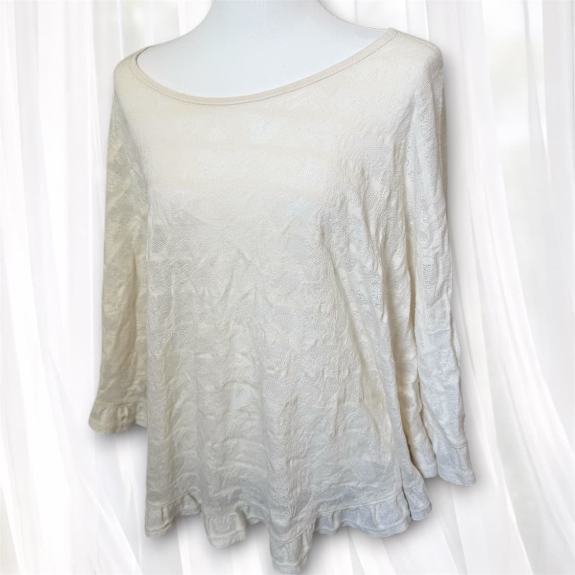 빈티지 모리걸 시네마클럽 프릴 망토 상품이미지1