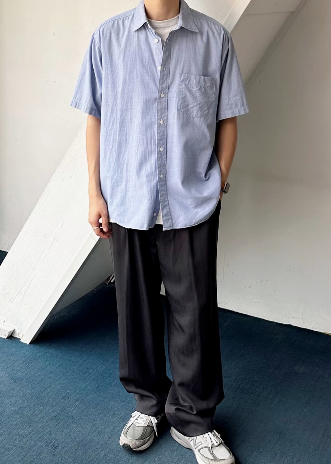 Light cotton H/S shirt 상품이미지6