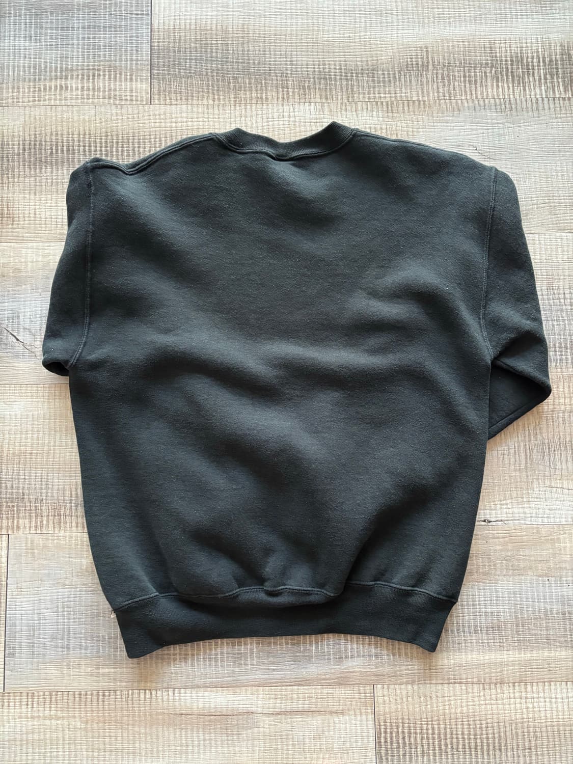 [M] 90s 러셀 맨투맨 스웻셔츠 블랭크 블랙 빈티지 상품이미지2