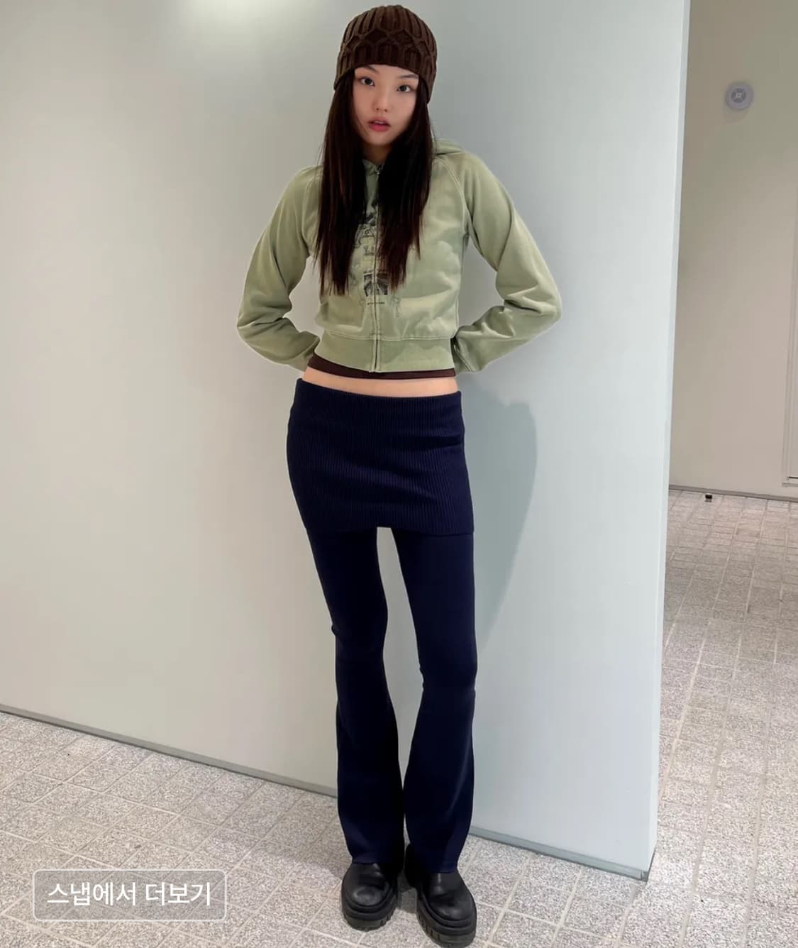 웰빙 익스프레스 울 크로셰 비니_새상품 상품이미지3