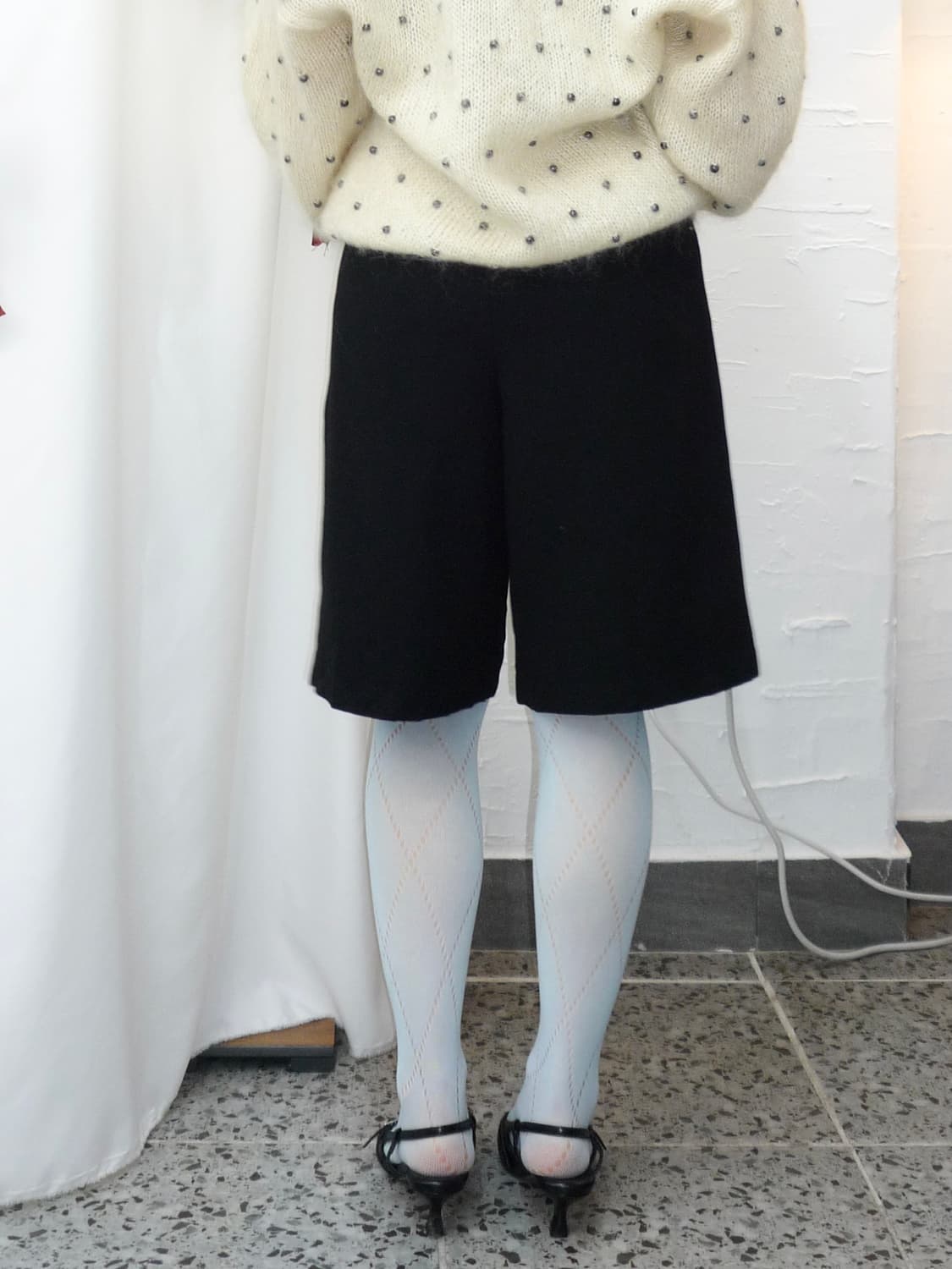 Pocket black half pants 상품이미지4