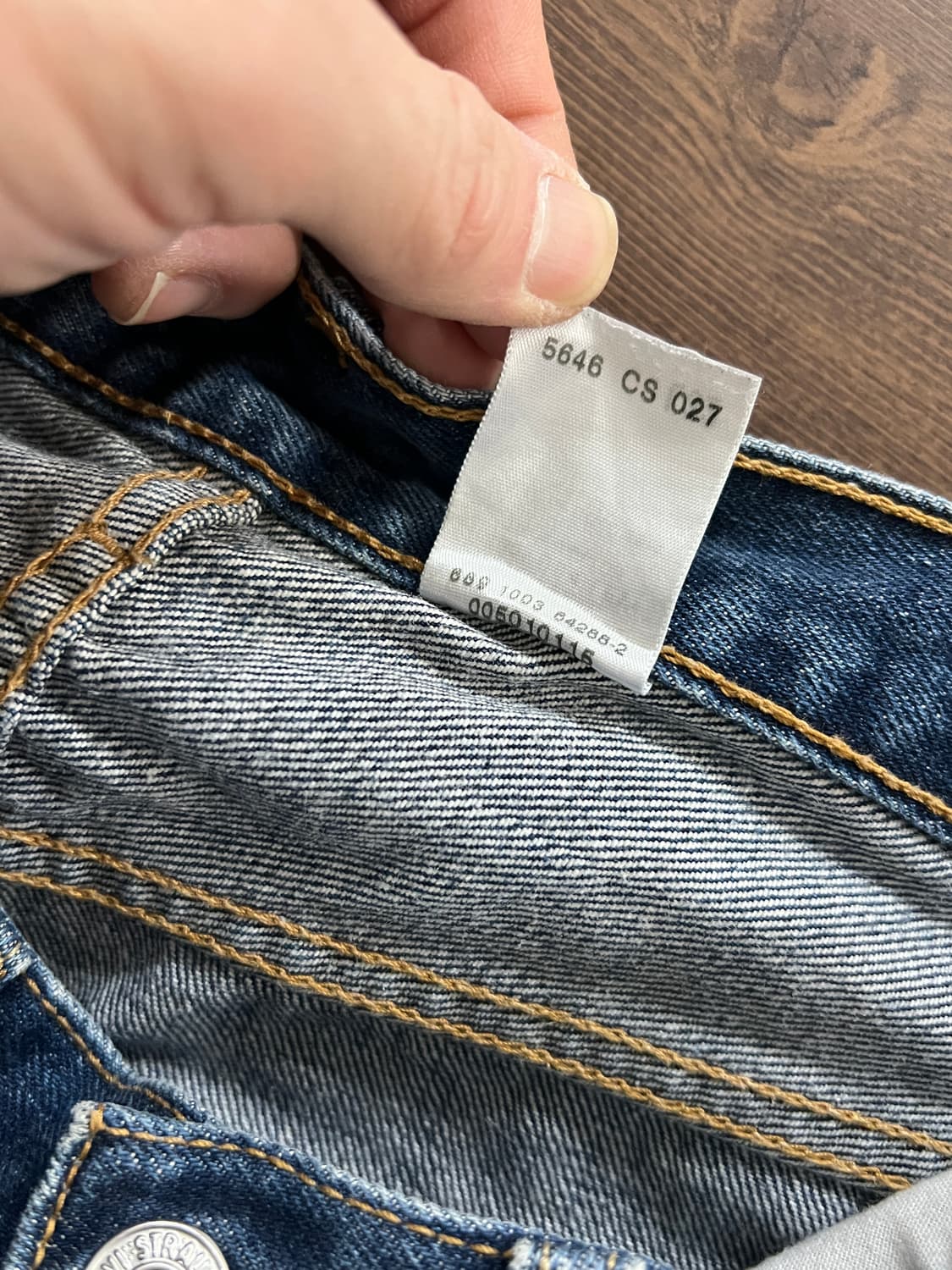 00s Levis 리바이스 501 오리지널 스트레이트 데님 팬츠 상품이미지6