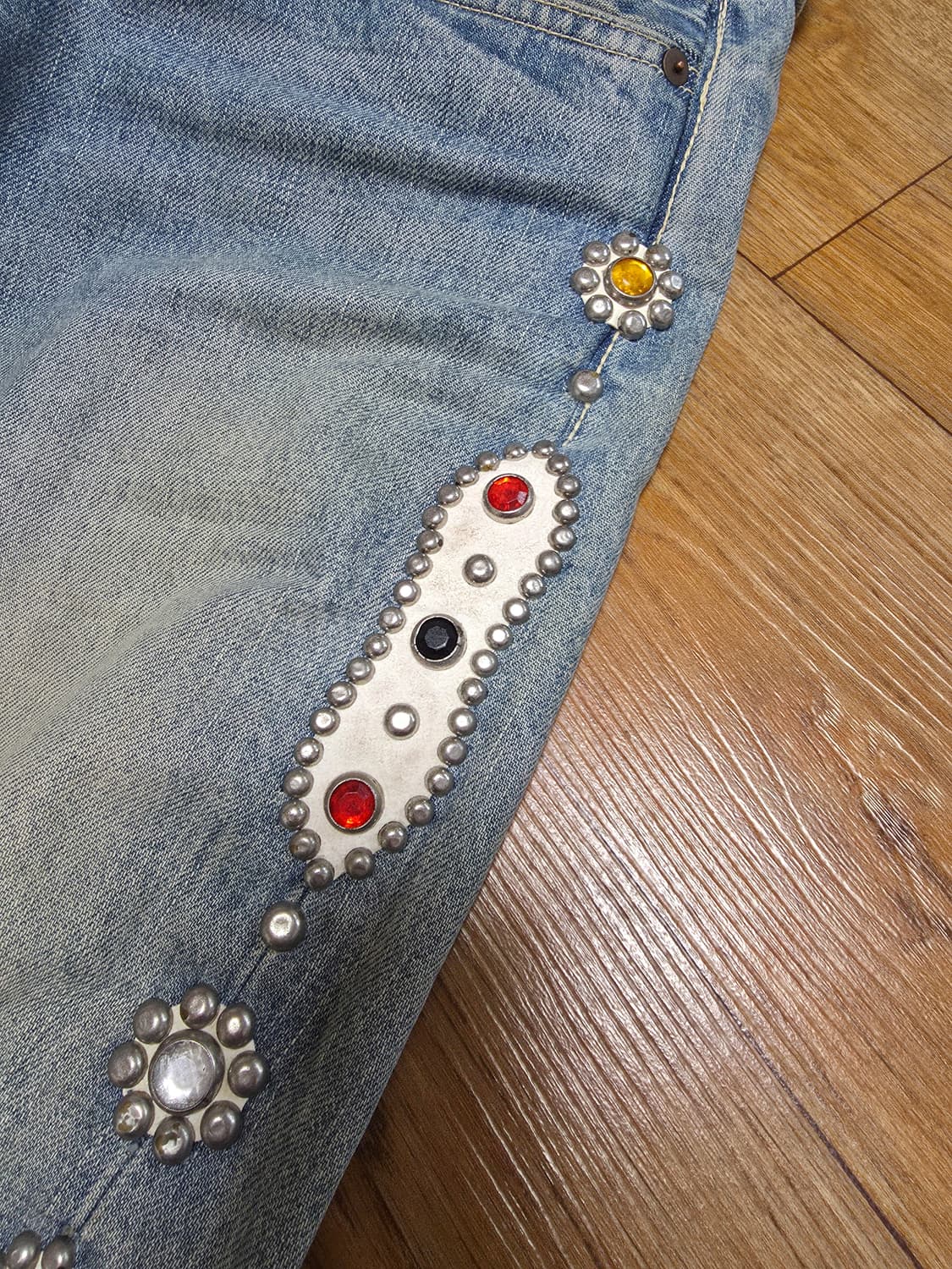 캐피탈 젬스톤 데님 팬츠 상품이미지3