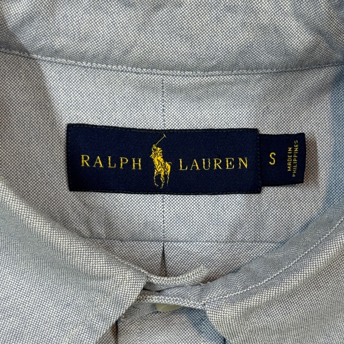 S) 폴로 랄프로렌 클래식 하늘색 옥스포드 셔츠 상품이미지6