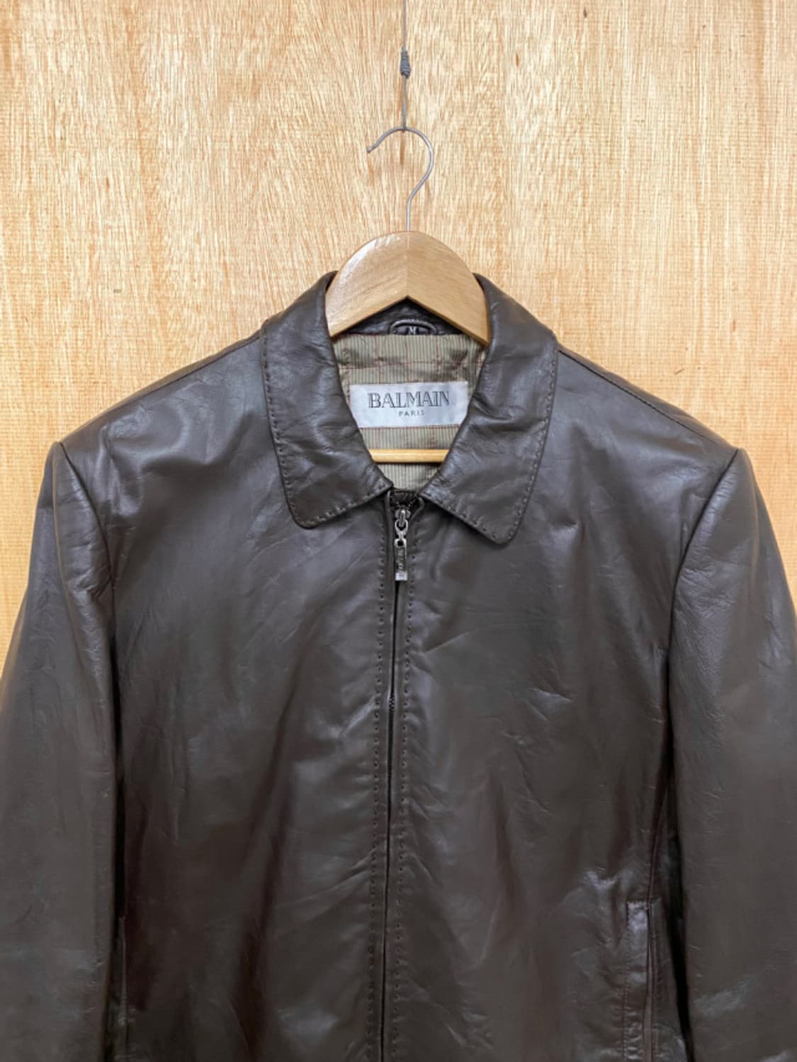 BALMAIN leather jacket 발망 레더 자켓 상품이미지4