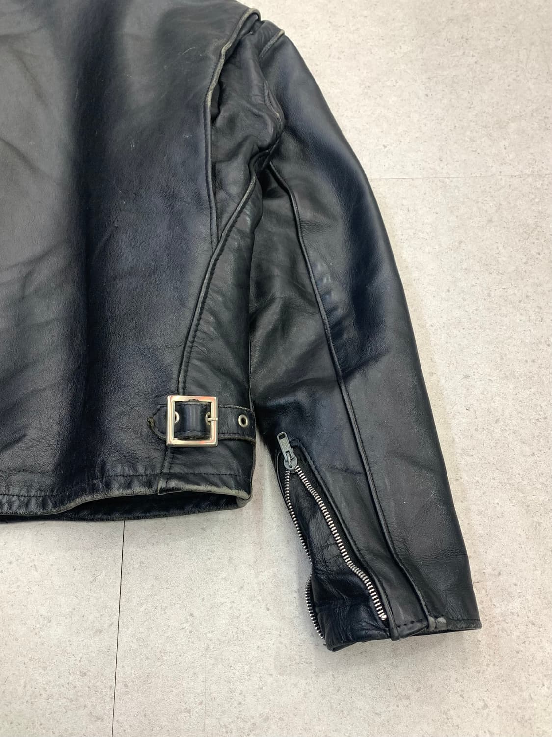 Schotr 쇼트 가죽 자켓 상품이미지5