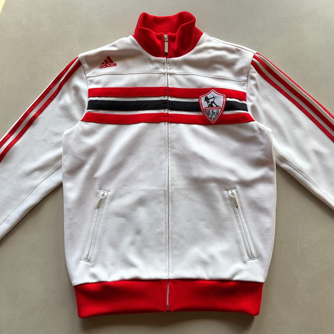 [L]아디다스 이집트 자말렉 화이트 트랙탑 져지 상품이미지3