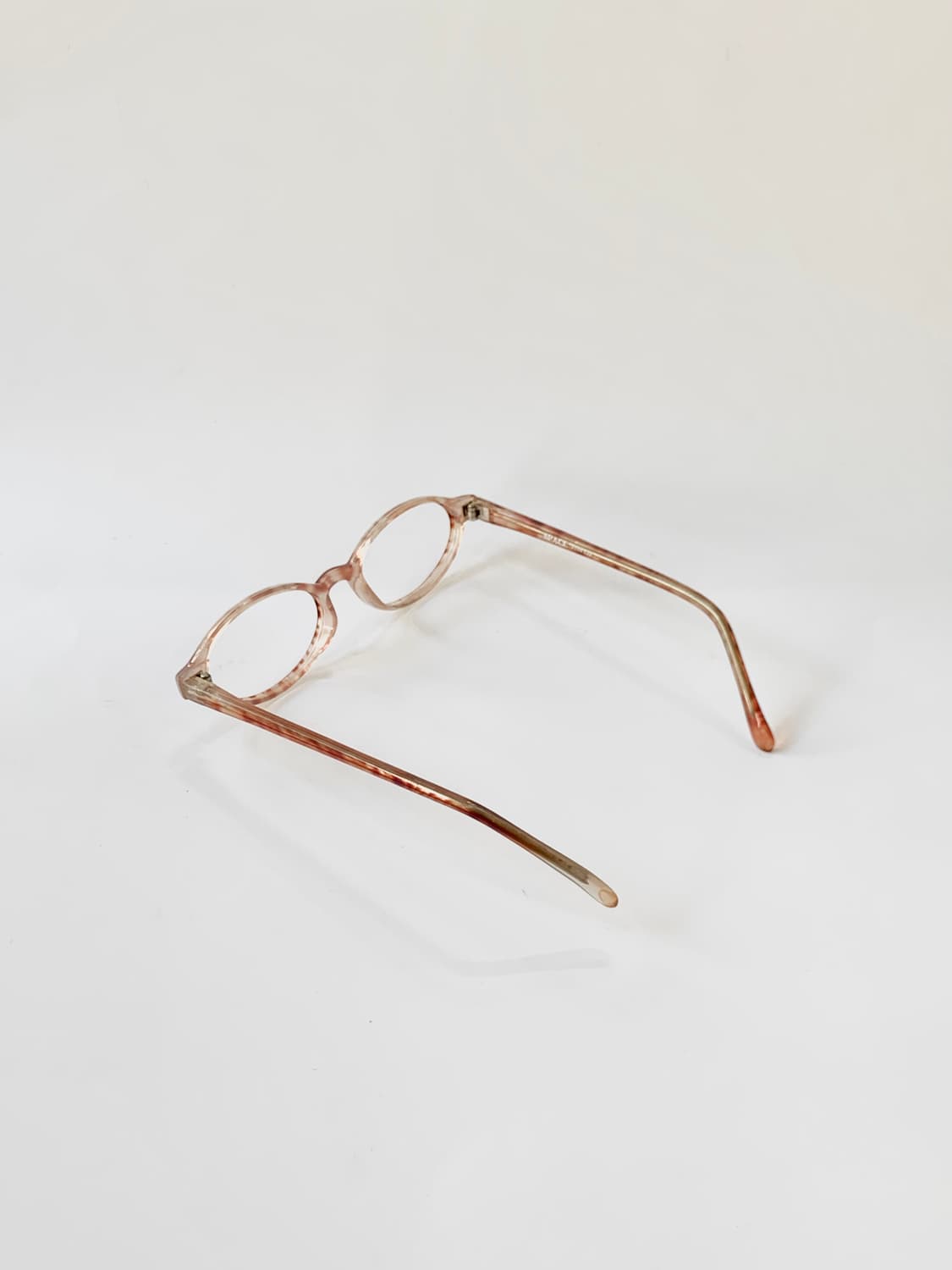 [픽키-629] 베이지 마블 오벌 뿔테 호피 안경 상품이미지8