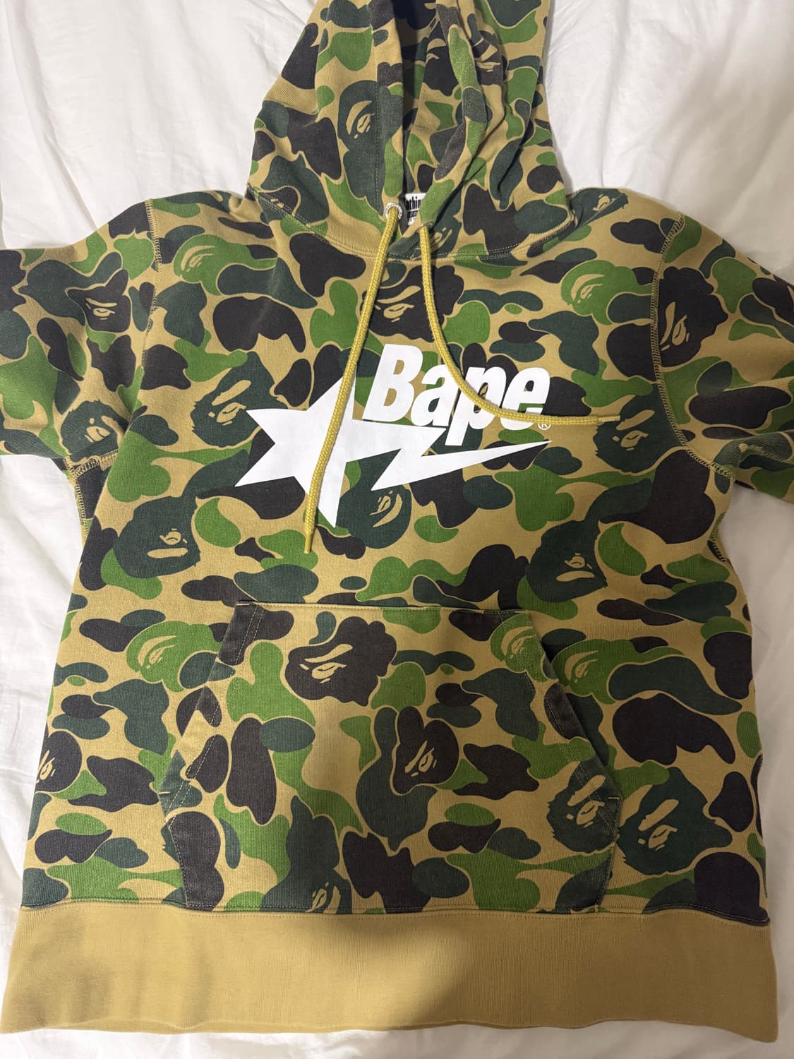 베이프 abc 카모 후드티 M 상품이미지2