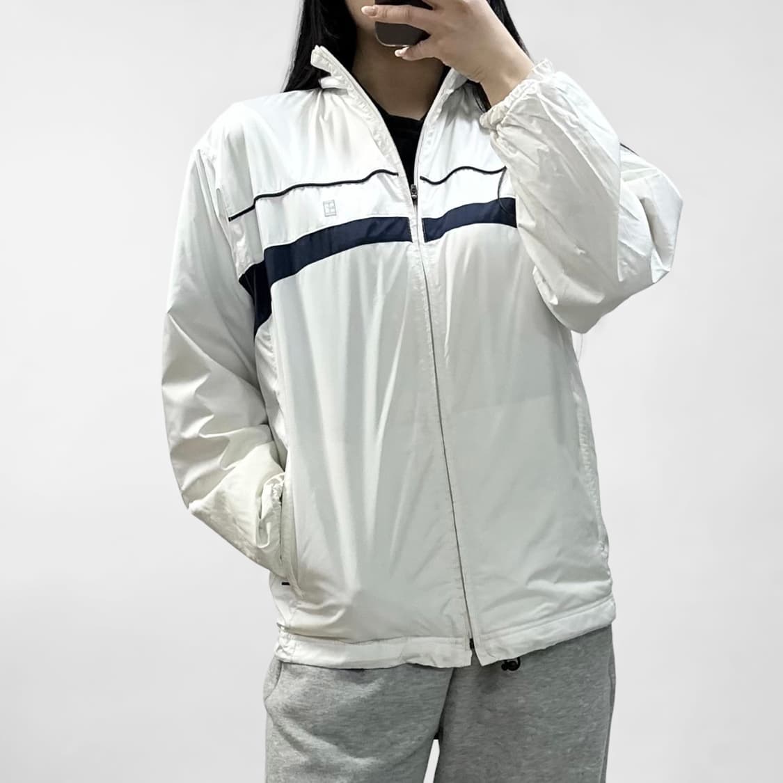 나이키 jpn 올드스쿨 테니스 로고 바람막이 자켓 상품이미지1