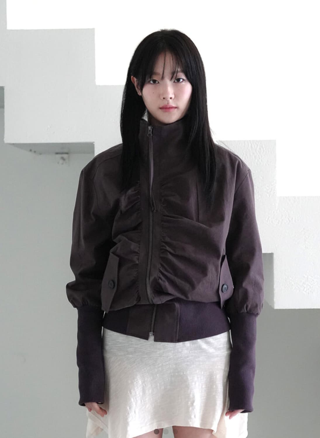 인앤양인하모니 빈티지 셔링 자켓 상품이미지1