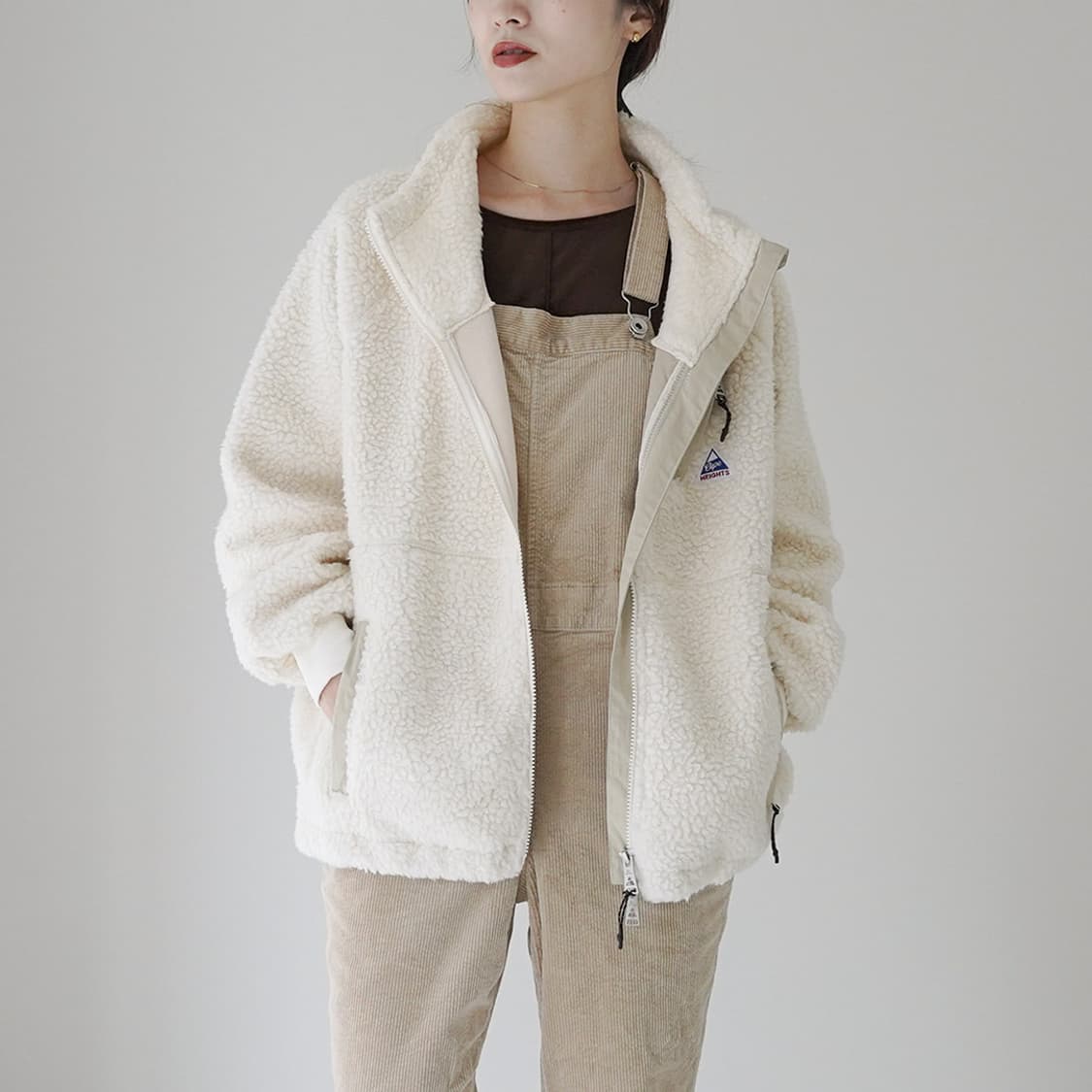 케이프 하이츠 여성 breakheart 집업 플리스 자켓 빔즈보이 상품이미지5