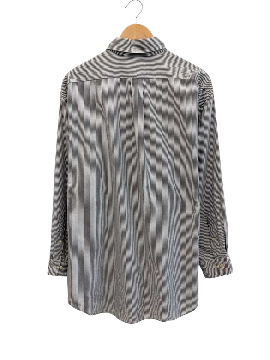 00년대 폴로 야머스 줄무늬 셔츠 화이트&다크그레이 (XL~2XL) 상품이미지7