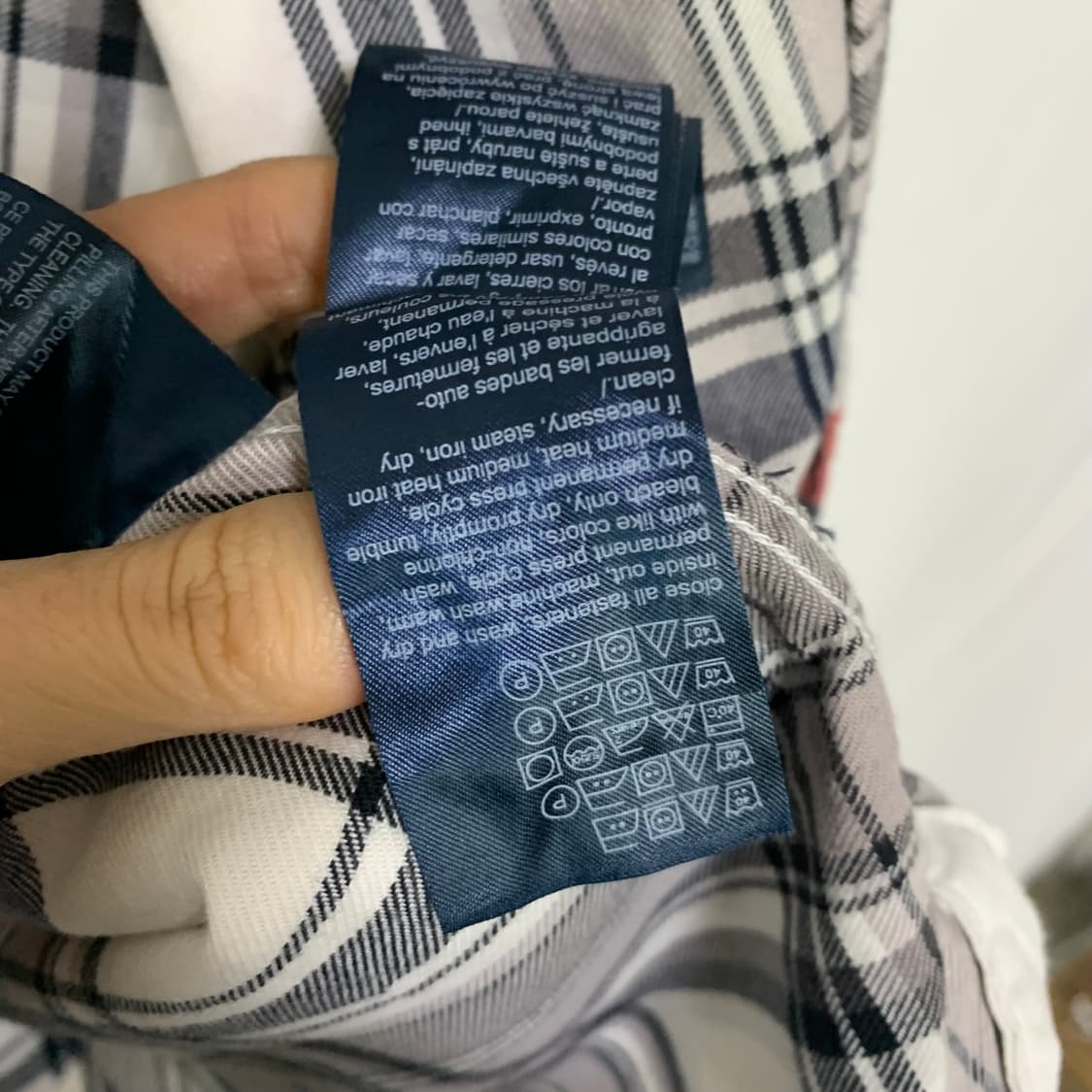 타미힐피거 체크 긴팔 셔츠 체크남방 빈티지 XL 상품이미지6