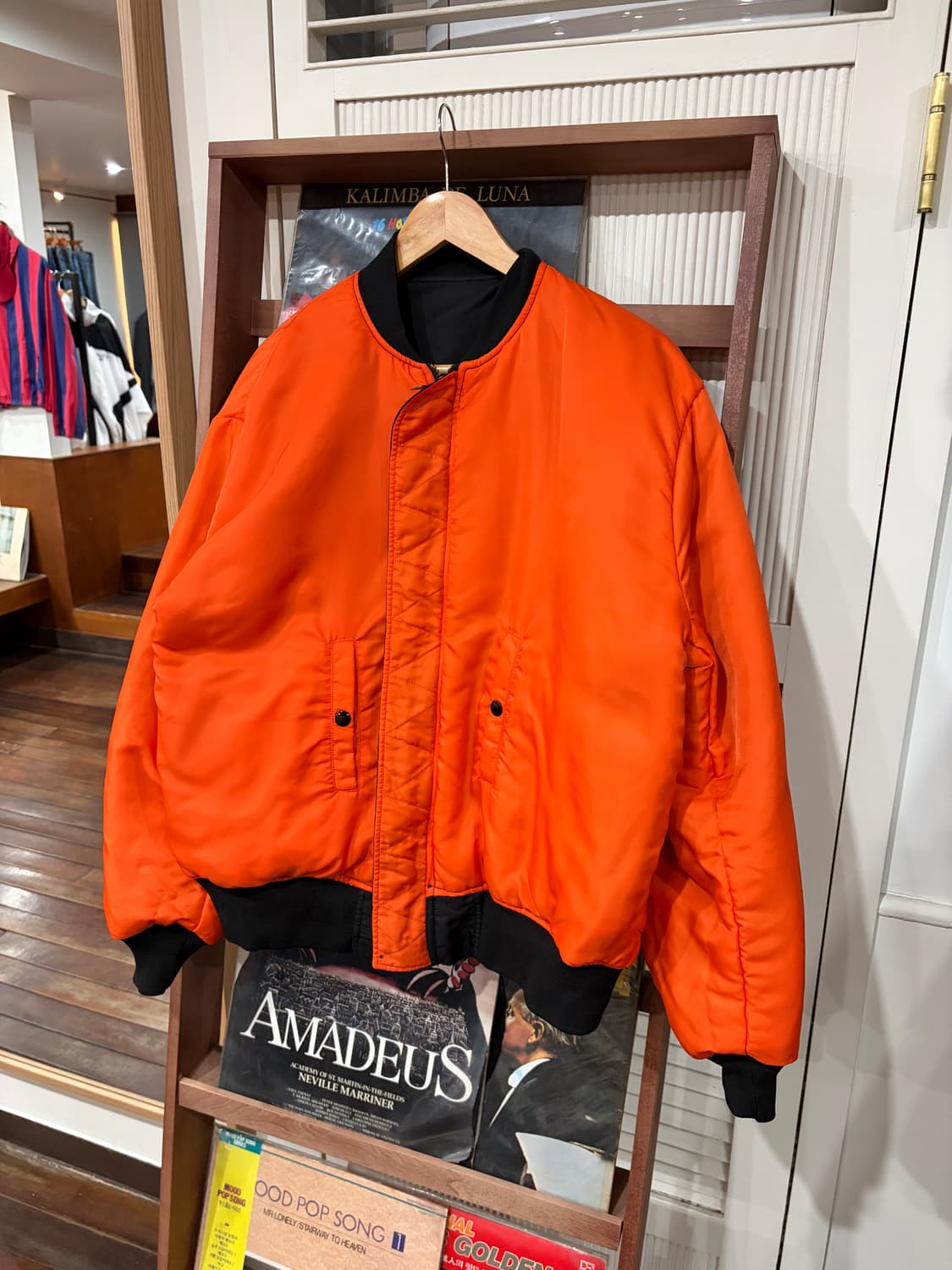 90s 알파인더스트리 ideal 지퍼 Ma-1 항공점퍼 상품이미지6