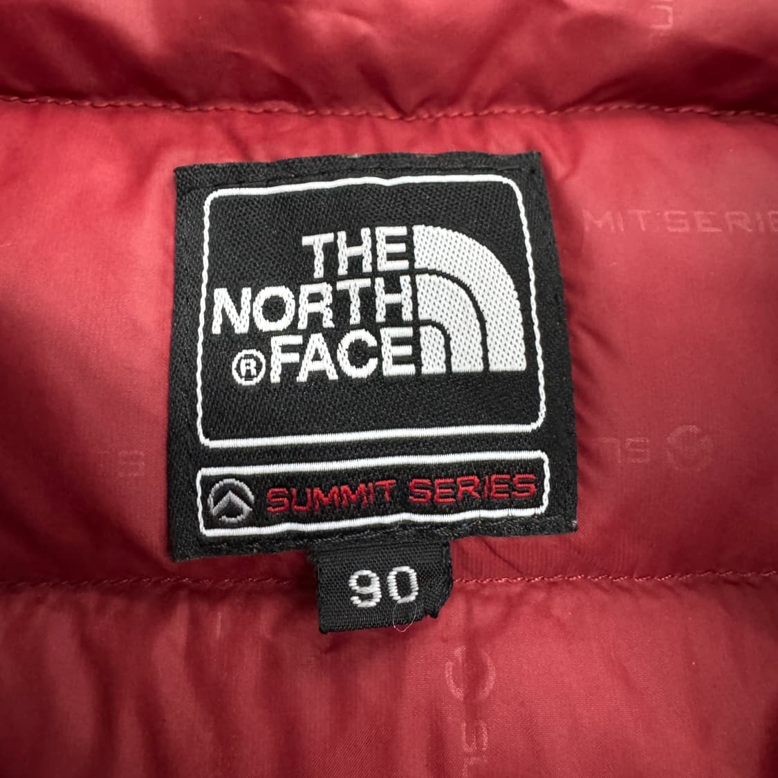 노스페이스 800 고프코어 써밋시리즈 애벌레 경량패딩 레드 상품이미지8