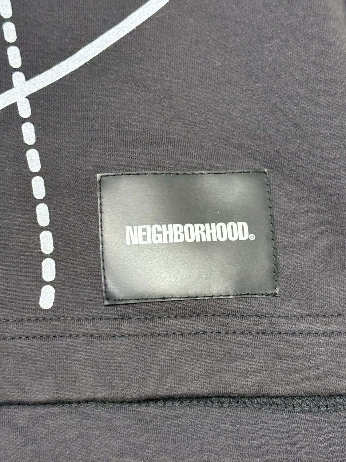 네이버후드 양면 프린팅 표적 사이드 절개 헤비웨잇 반팔 티셔츠 상품이미지4