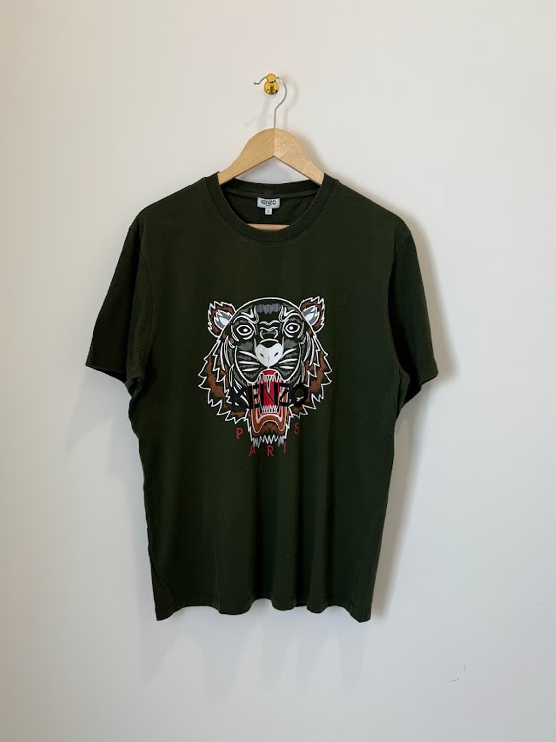 겐조 타이거 반팔티 카키 상품이미지1