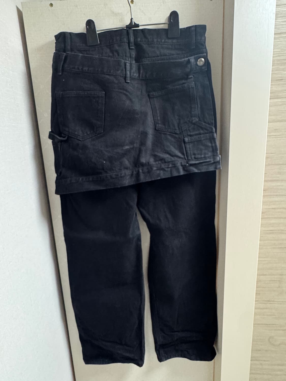 앤더슨벨 / 레이어드 블랙 데님 팬츠 / 33 상품이미지2