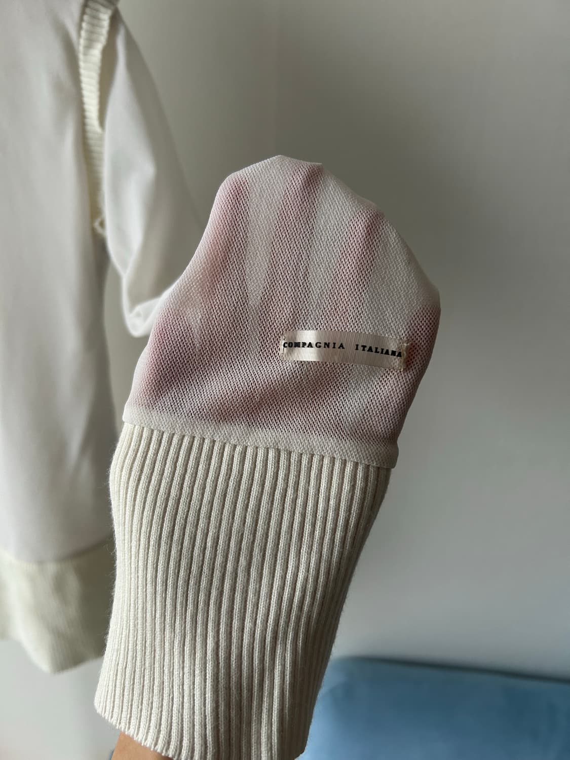 이탈리아 빈티지 시스루 탑 상품이미지5