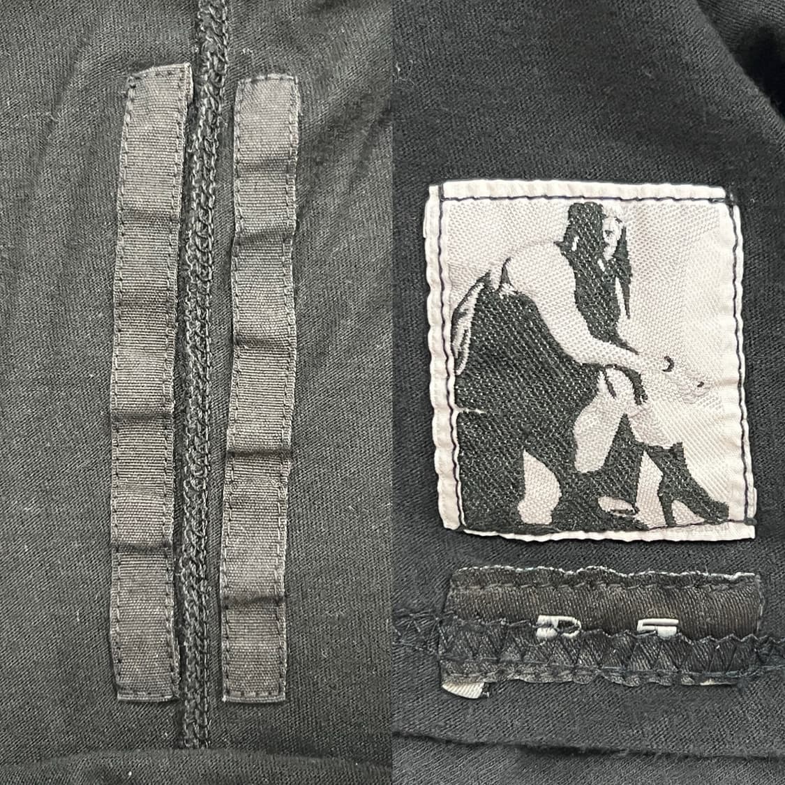 릭오웬스 14FW 다크쉐도우 우븐 티셔츠 블랙 상품이미지7