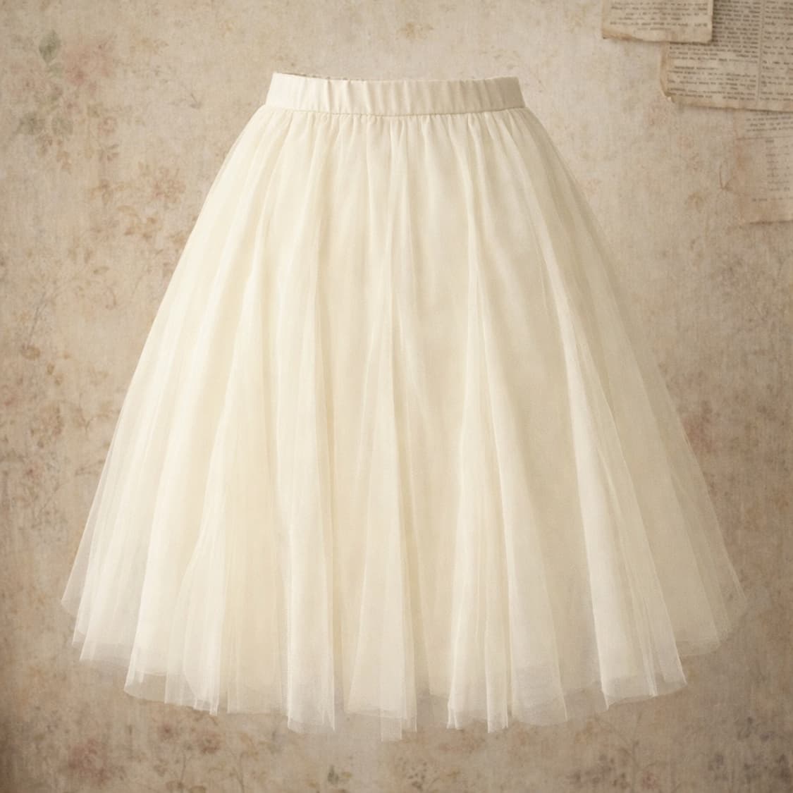 발레코어 빈티지 샤스커트 상품이미지1