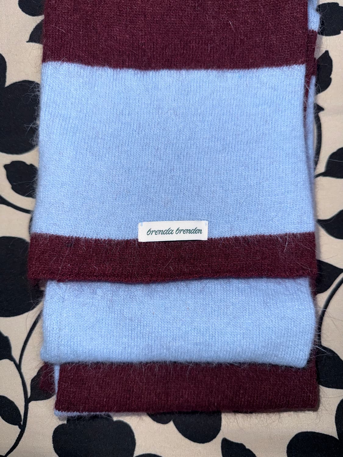 브렌다 브렌든 서울 베키 머플러 purple blue 상품이미지4