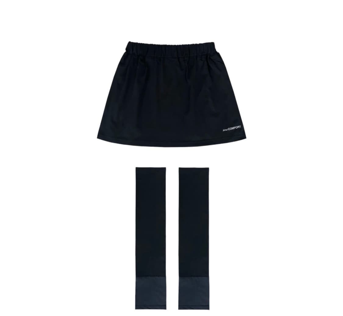 지초이 컴포트 25-002 미니스커트 블랙 상품이미지1