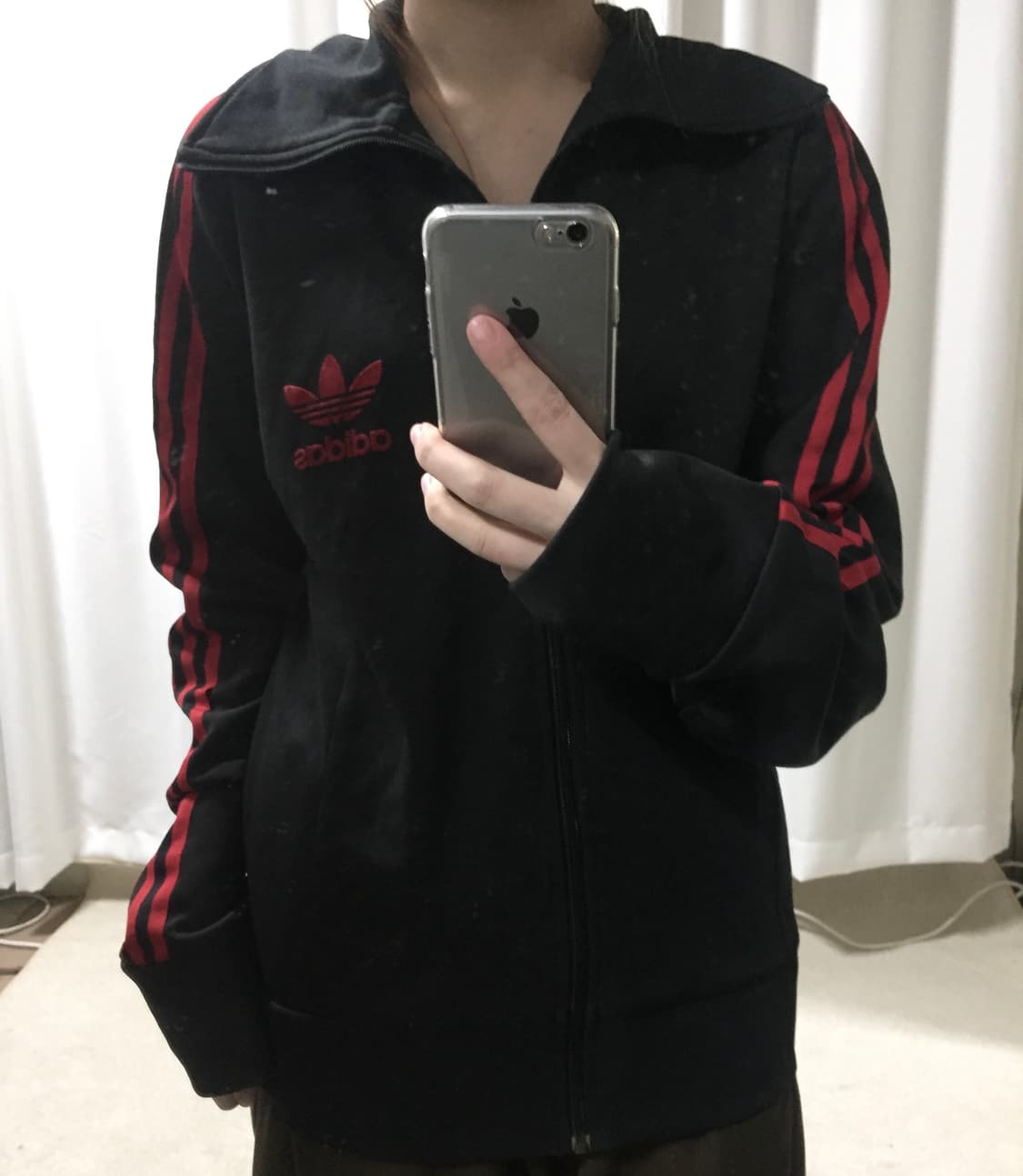 아디다스 검빨 블랙 레드 유로파 져지 트랙탑 100 상품이미지1