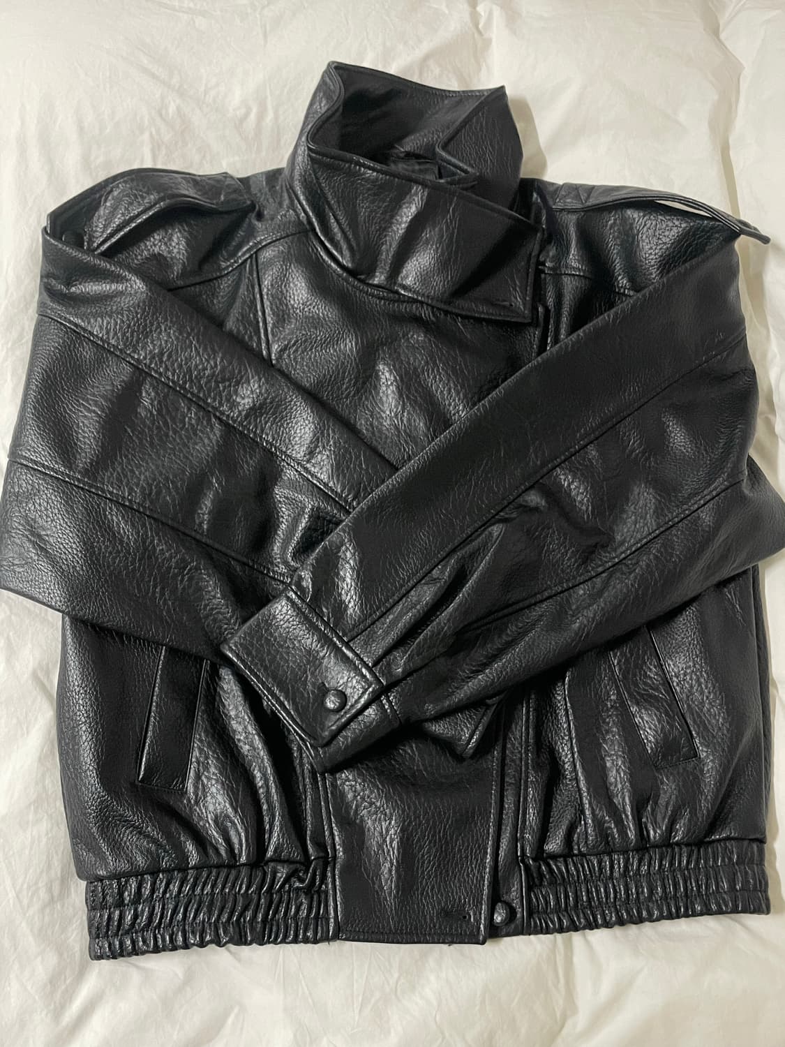 자라 레더 자켓 상품이미지2