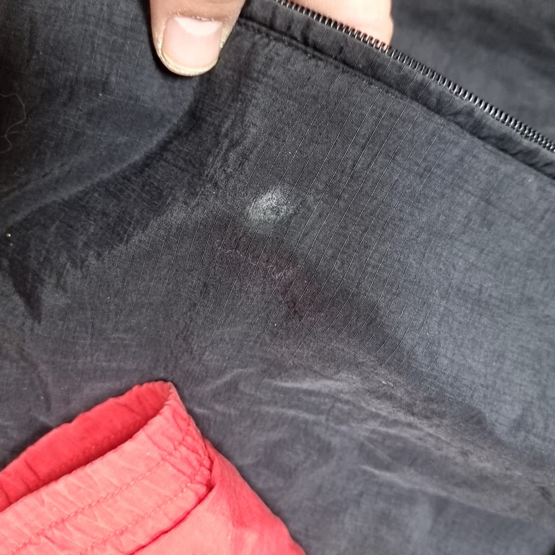 80s 빈티지 아디다스 레드/네이비 바람막이 자켓(100) 상품이미지3