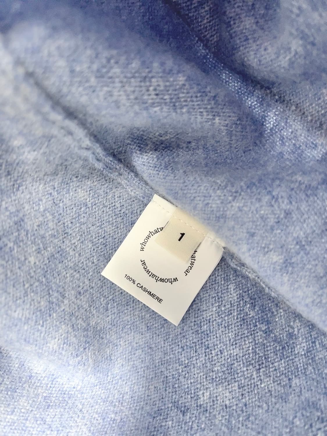 후왓웨어 멀티포켓 캐시미어 가디건 상품이미지7