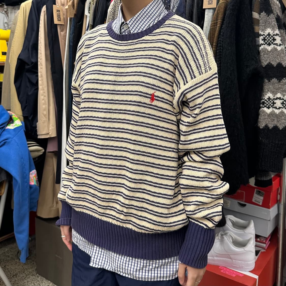 폴로 알파카 레오파드 스웨터 상품이미지8