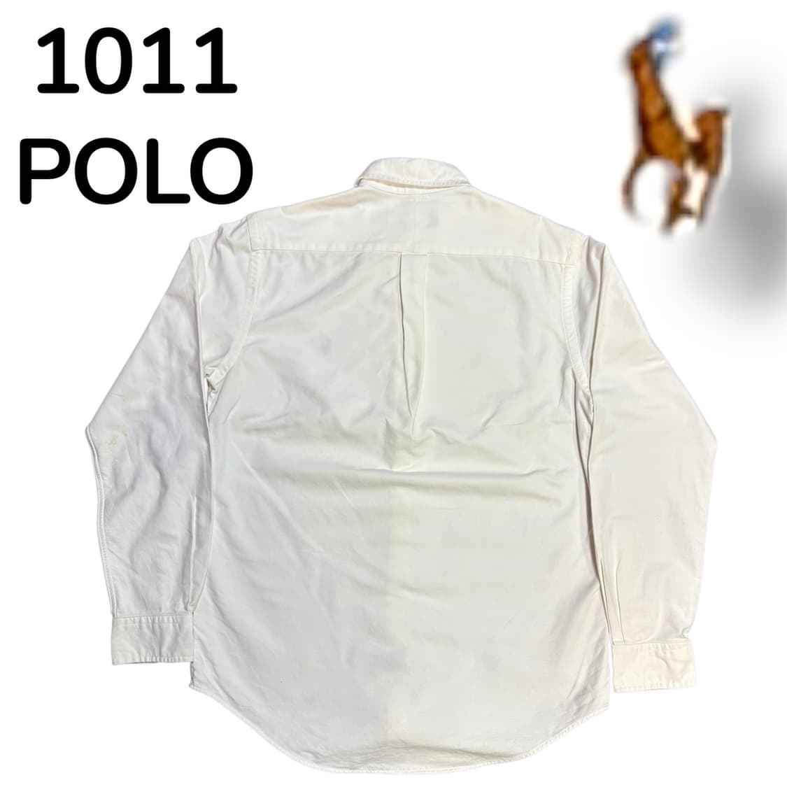 폴로 솔리드 셔츠 신형 화이트 S 상품이미지3