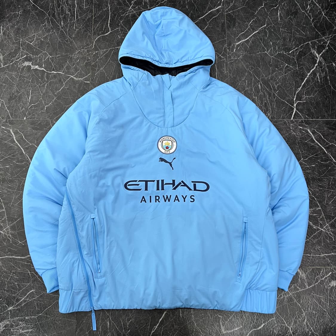 푸마 맨체스터 시티 누빔 리버시블 패디드 트레이닝 점퍼자켓 상품이미지3