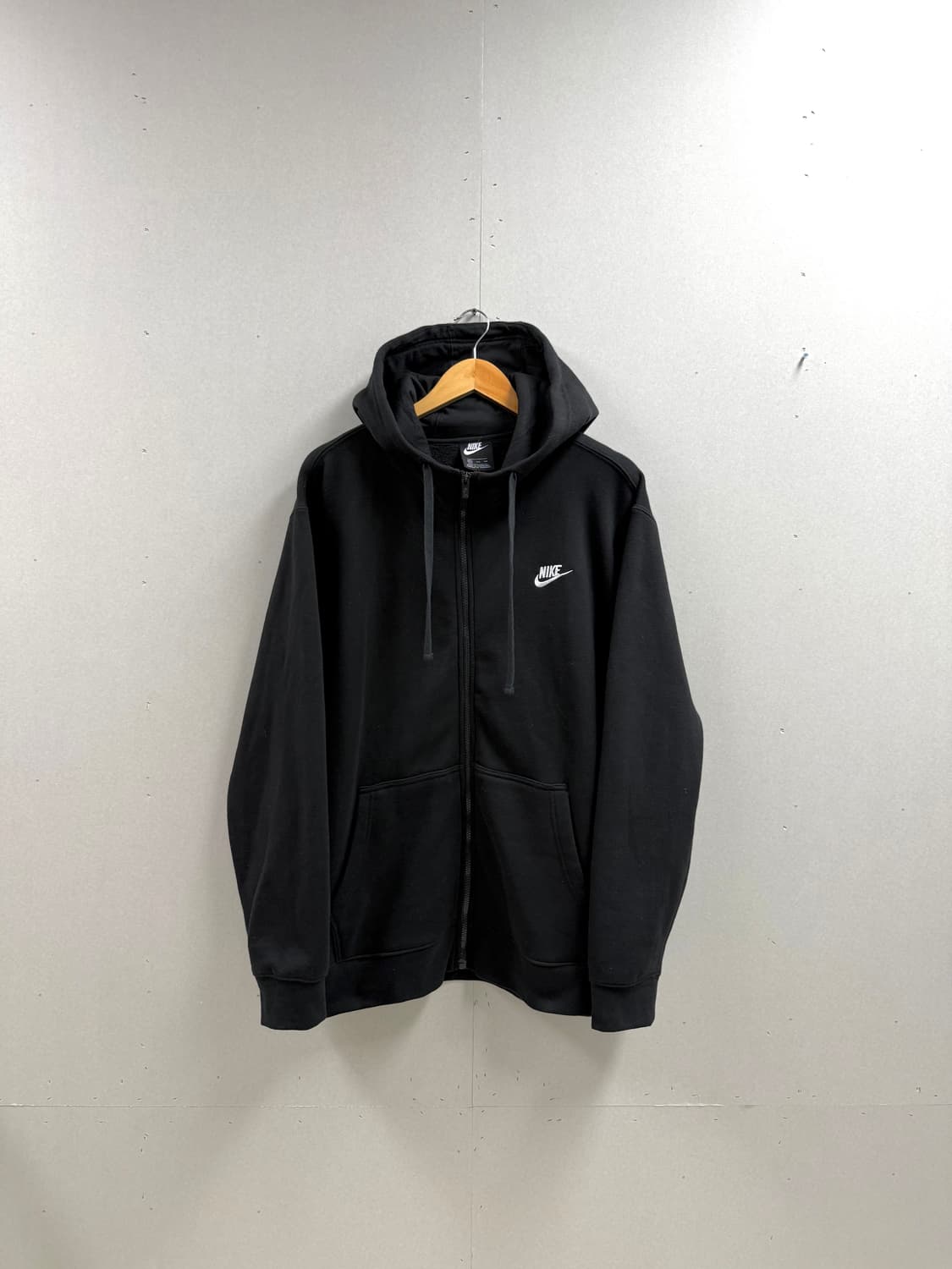 남성 XXL 110 /  나이키 후드집업 블랙 상품이미지1