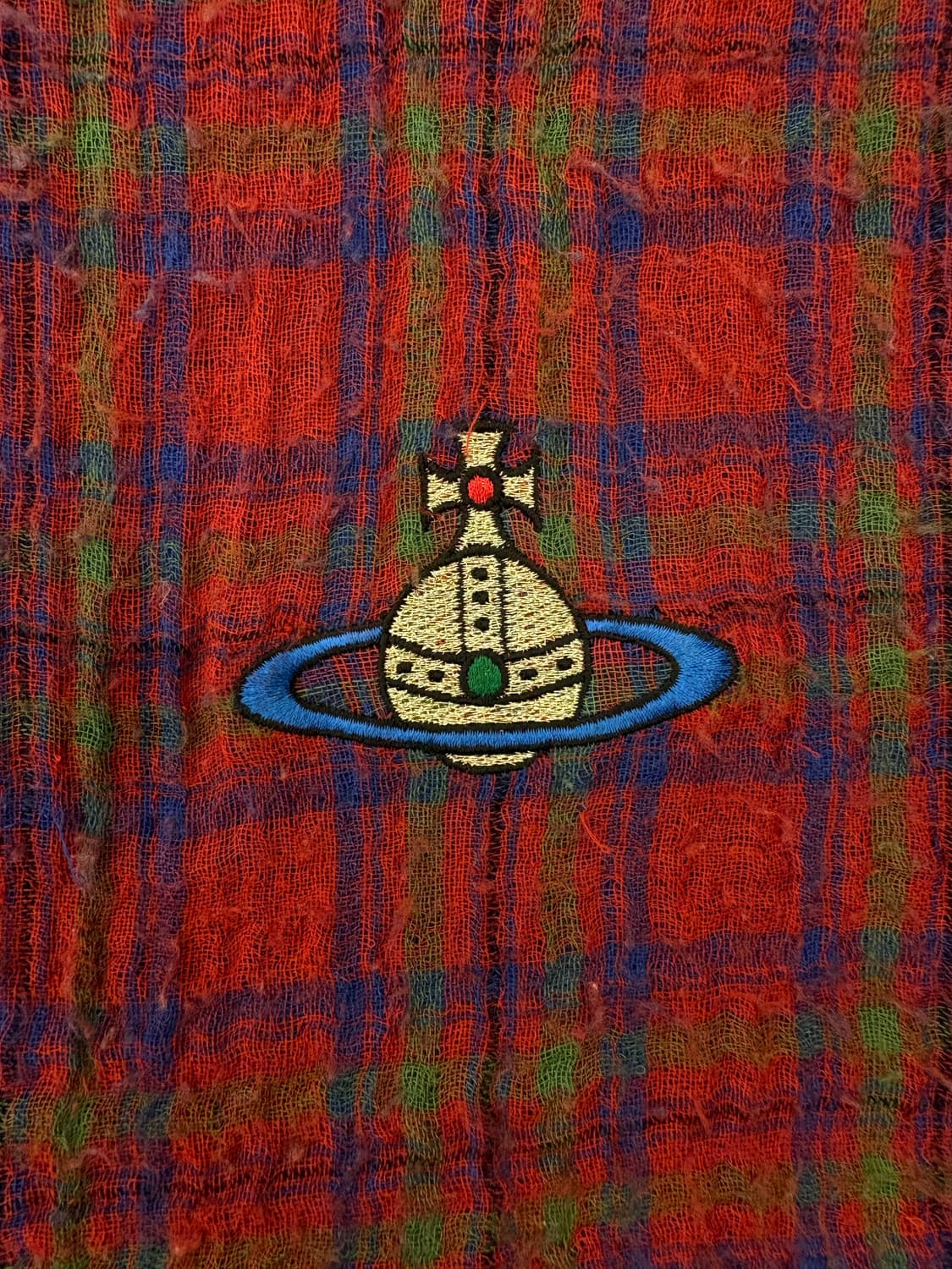 비비안 웨스트우드 오브 체크 머플러  상품이미지3